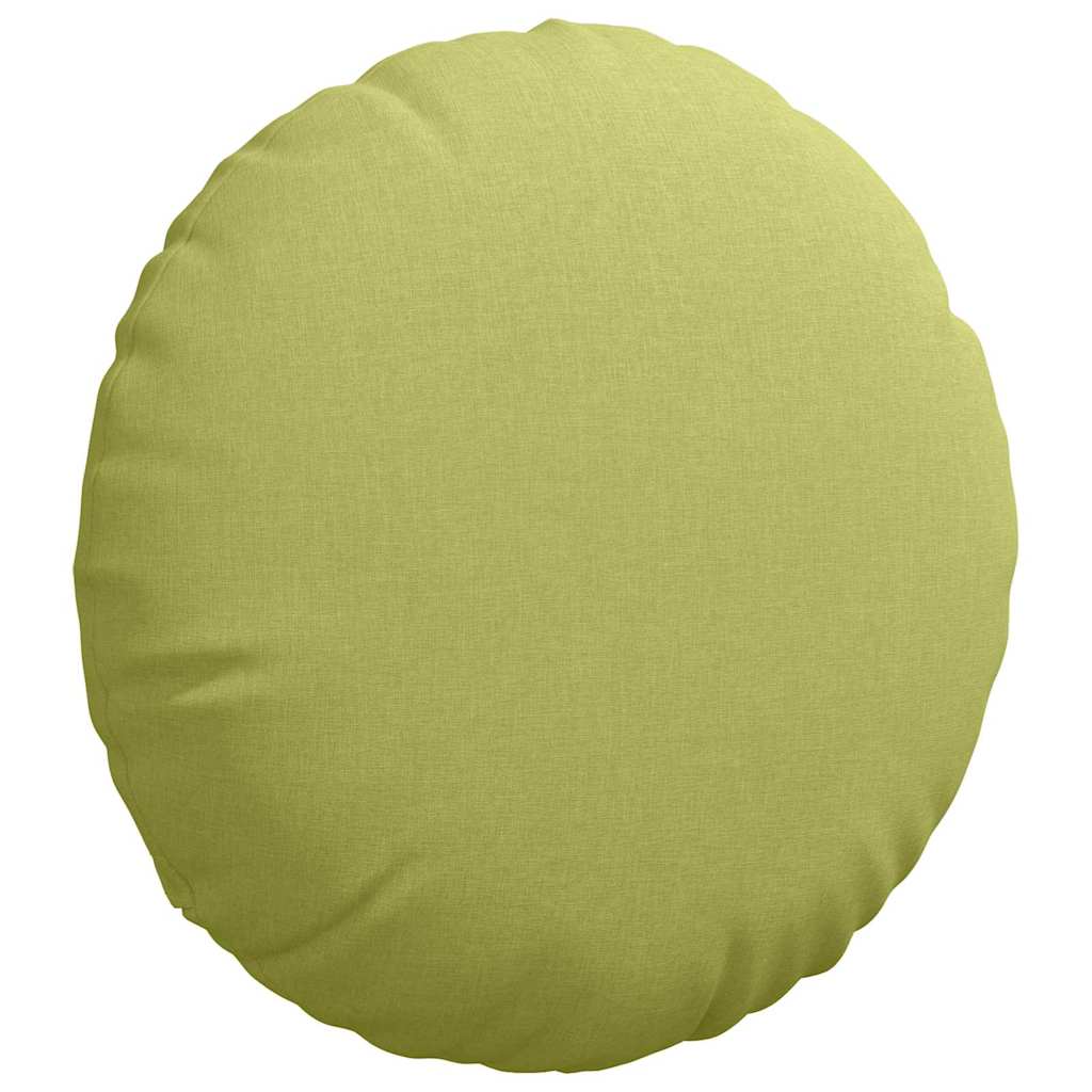 Ülőpárnák 2 pcs Világos zöld Ø60 x 21 cm szövet