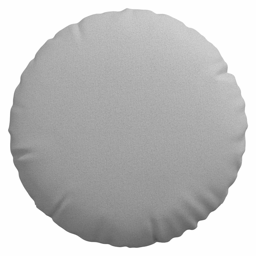 Ülőpárnák 2 pcs Felhőszürke Ø60 x 21 cm szövet