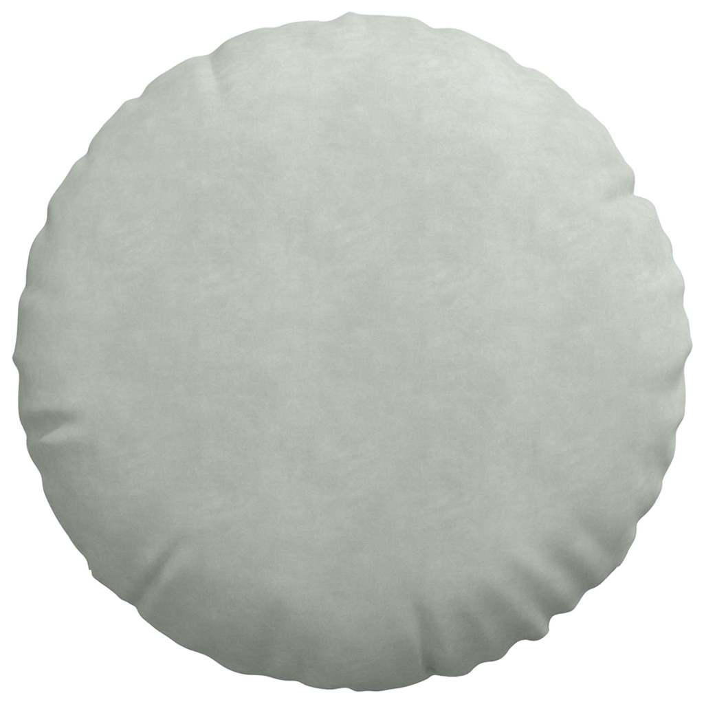 Ülőpárnák 2 pcs Világosszürke Ø60 x 21 cm Bársony