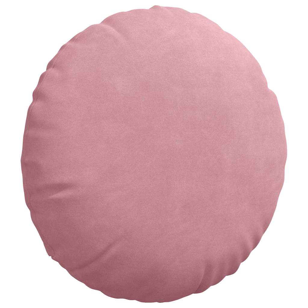Ülőpárnák 2 pcs Rózsaszín Ø60 x 21 cm Bársony
