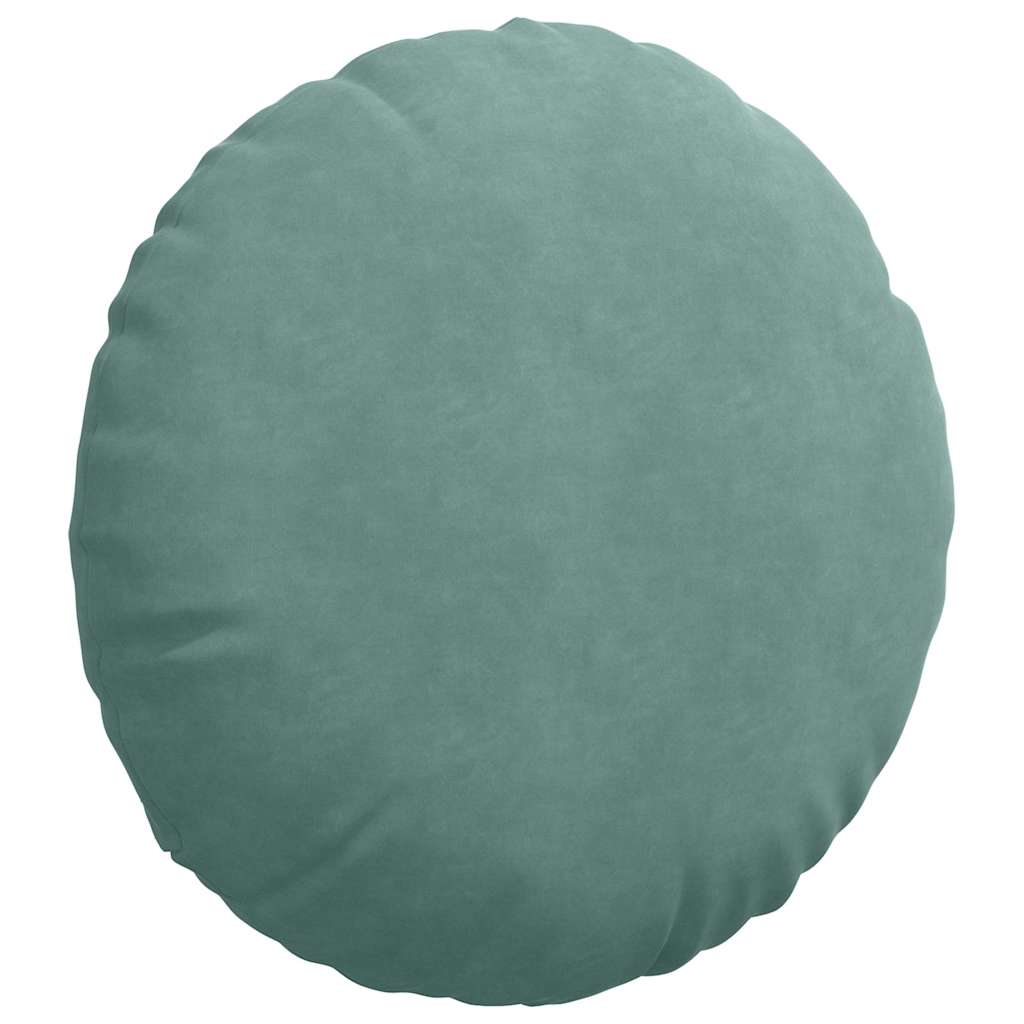 Ülőpárnák 2 pcs Tengeri Zöld Ø60 x 21 cm Bársony