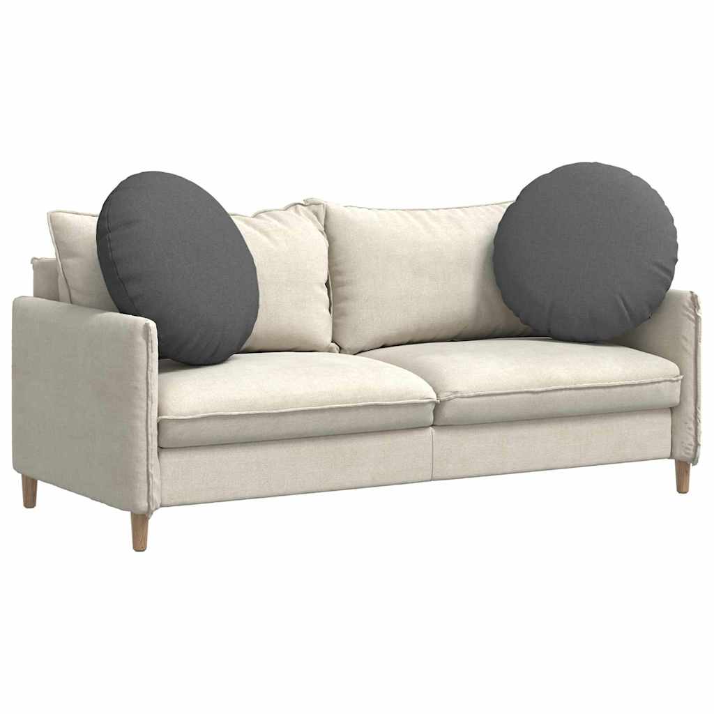 Ülőpárnák 2 pcs Sötétszürke Ø80 x 29 cm szövet
