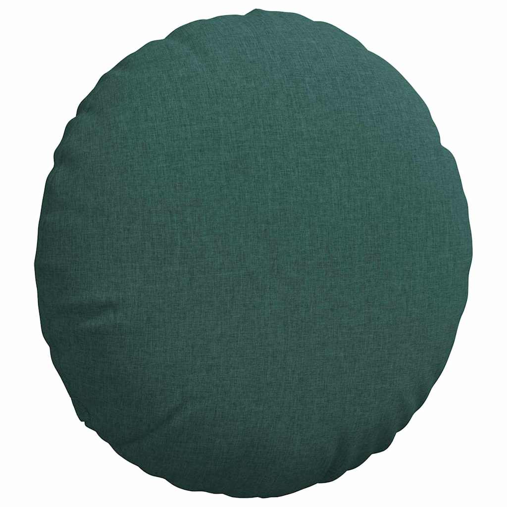 Ülőpárnák 2 pcs Sötétzöld Ø80 x 29 cm szövet