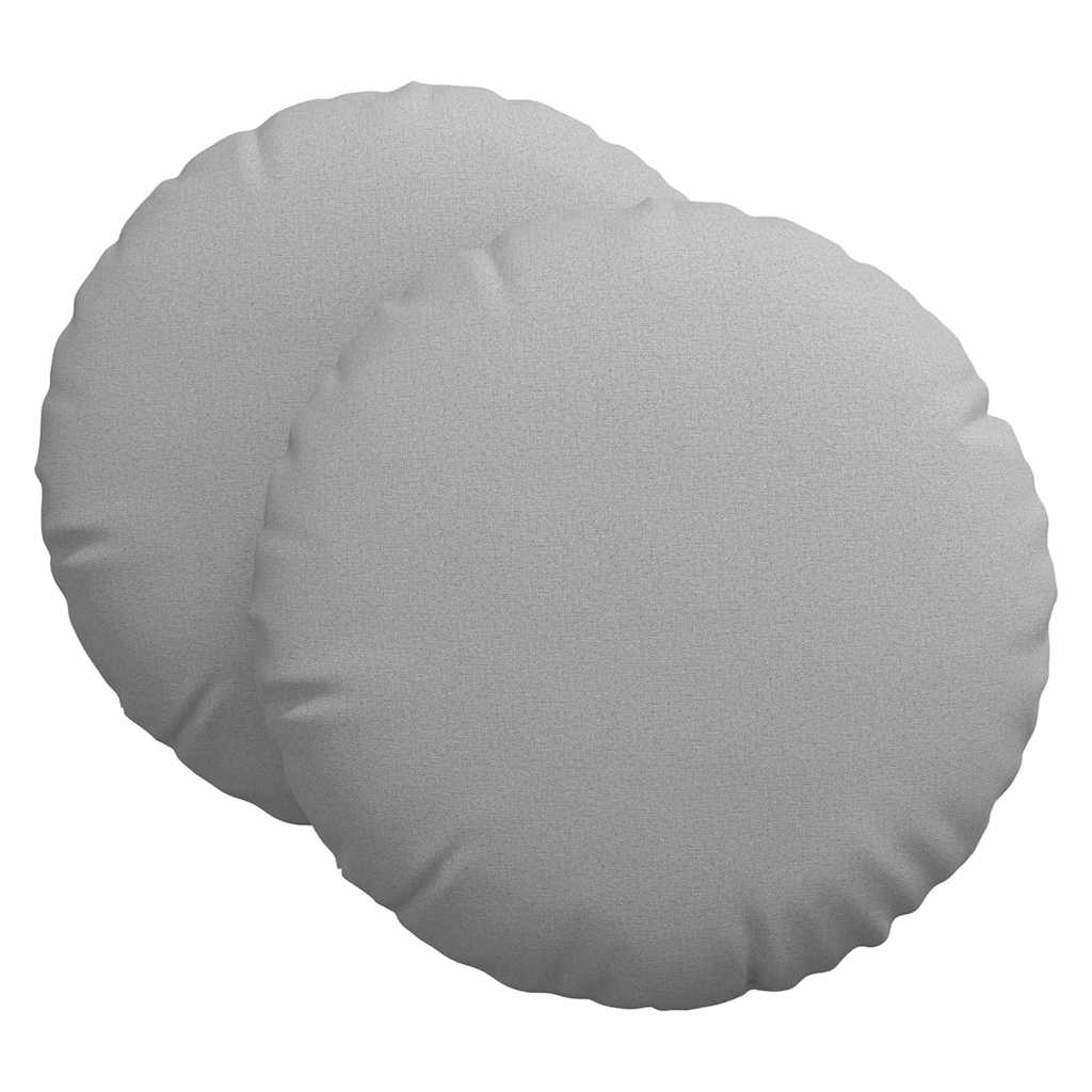 Ülőpárnák 2 pcs Felhőszürke Ø80 x 29 cm szövet