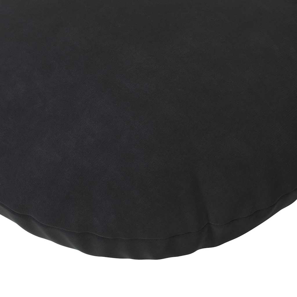 Ülőpárnák 2 pcs Fekete Ø 80 x 29 cm Bársony
