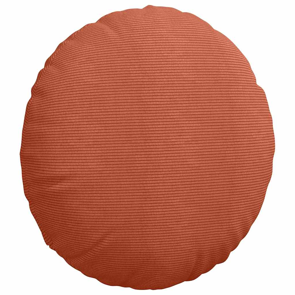 Ülőpárnák 2 pcs Piros Narancs Ø 80 cm Bársonyos szövet