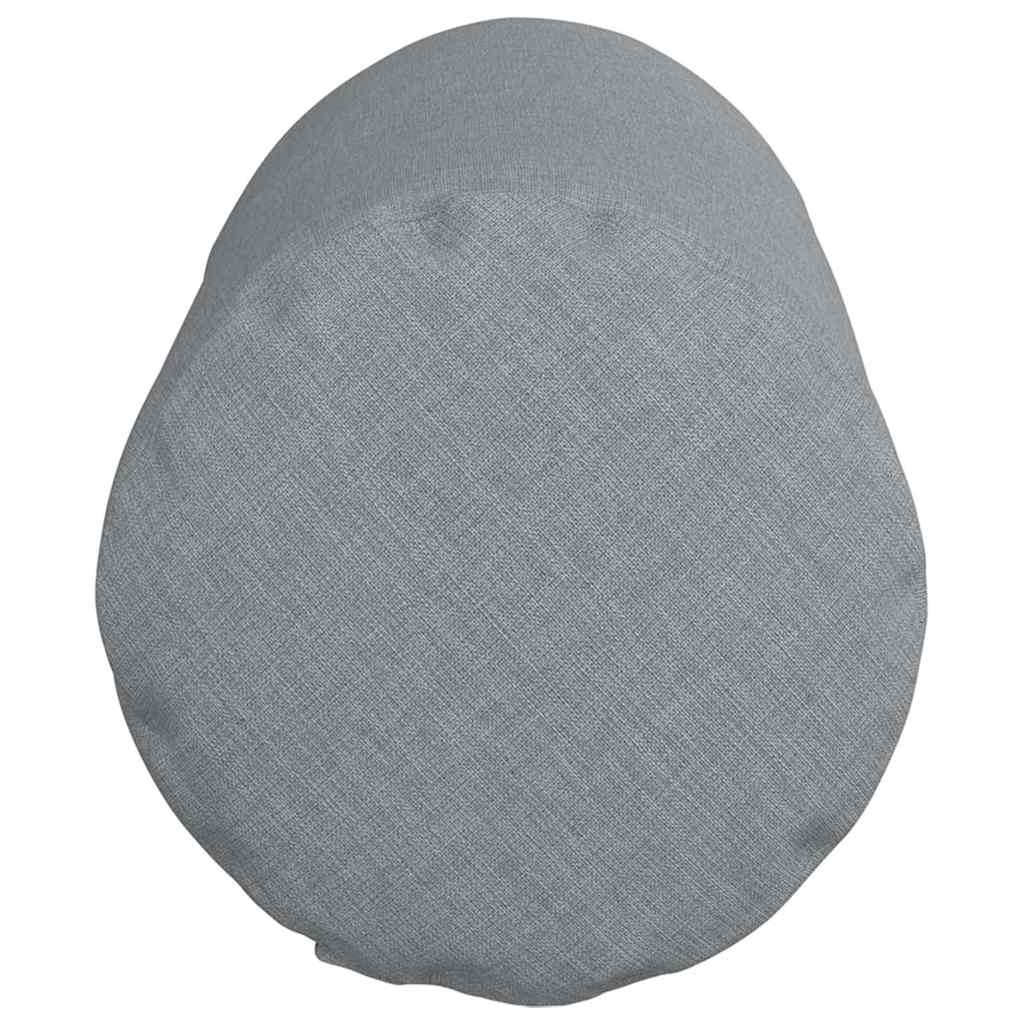 Hengerpárnák 2 pcs Világosszürke Ø 15 x 40 cm szövet