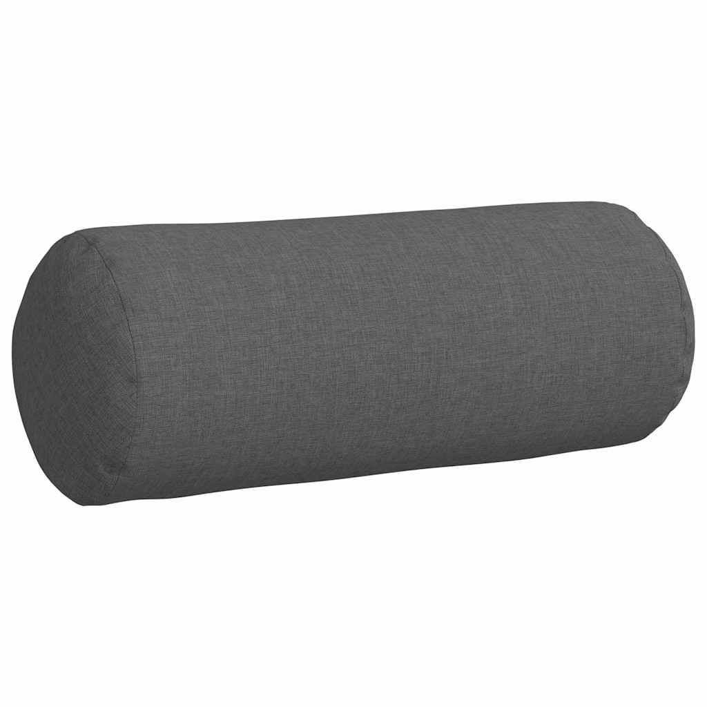 Hengerpárnák 2 pcs Sötétszürke Ø 15 x 40 cm szövet