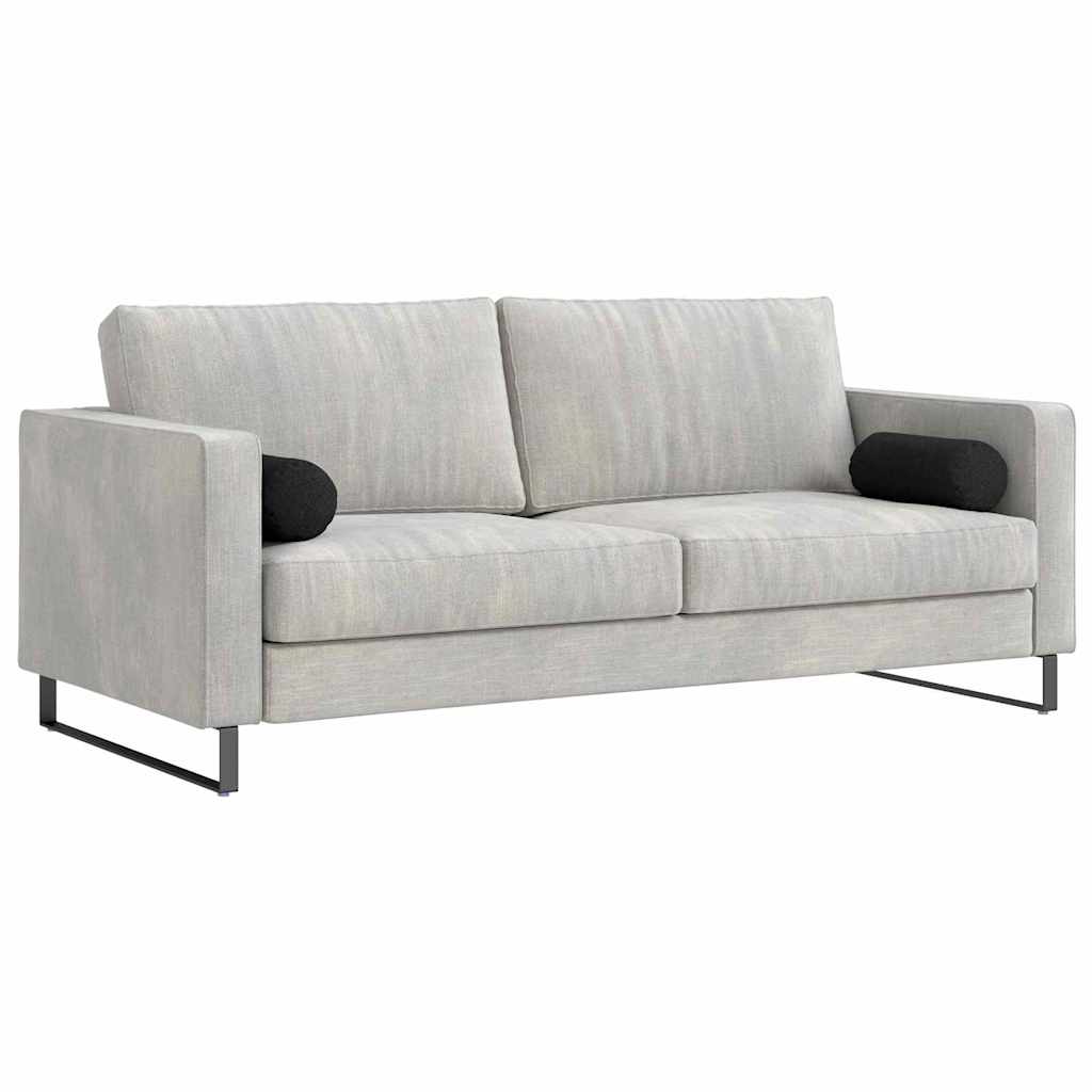 Hengerpárnák 2 pcs Fekete Ø 15 x 40 cm szövet