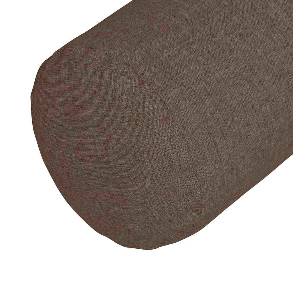 Hengerpárnák 2 pcs Barna Ø 15 x 40 cm szövet