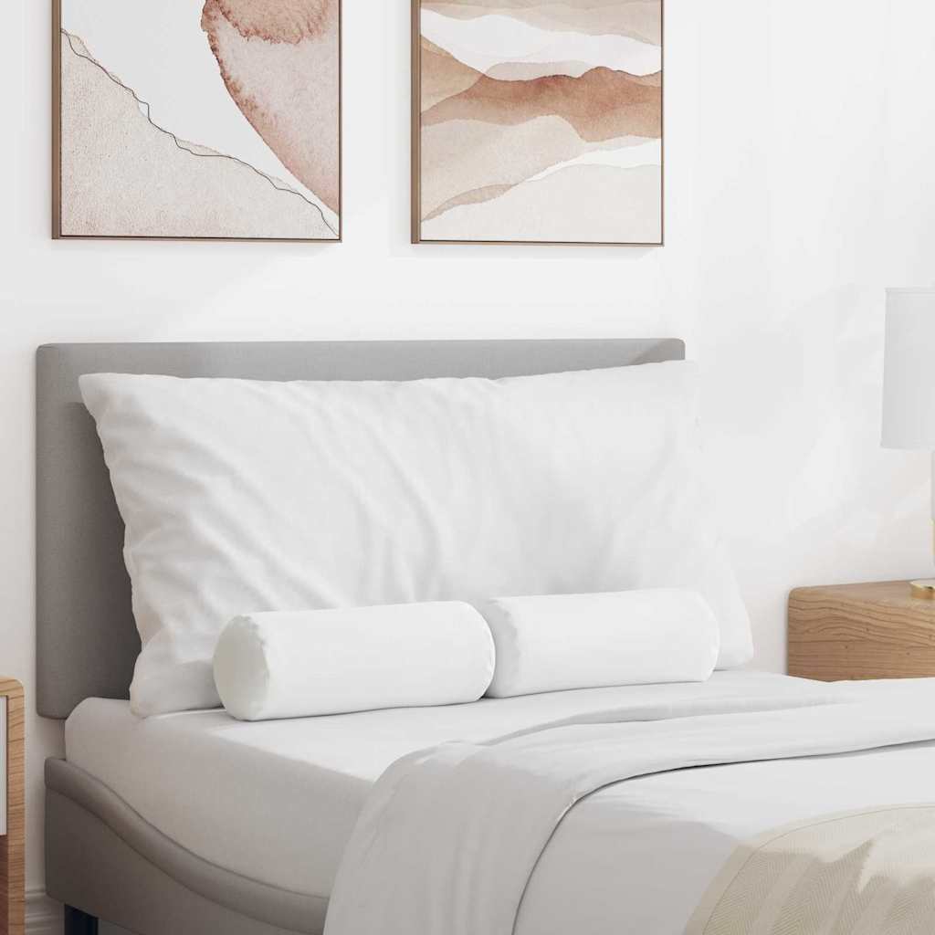 Hengerpárnák 2 pcs Fehér Ø 15 x 40 cm szövet