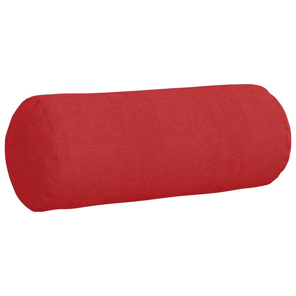 Hengerpárnák 2 pcs Piros Ø 15 x 40 cm szövet