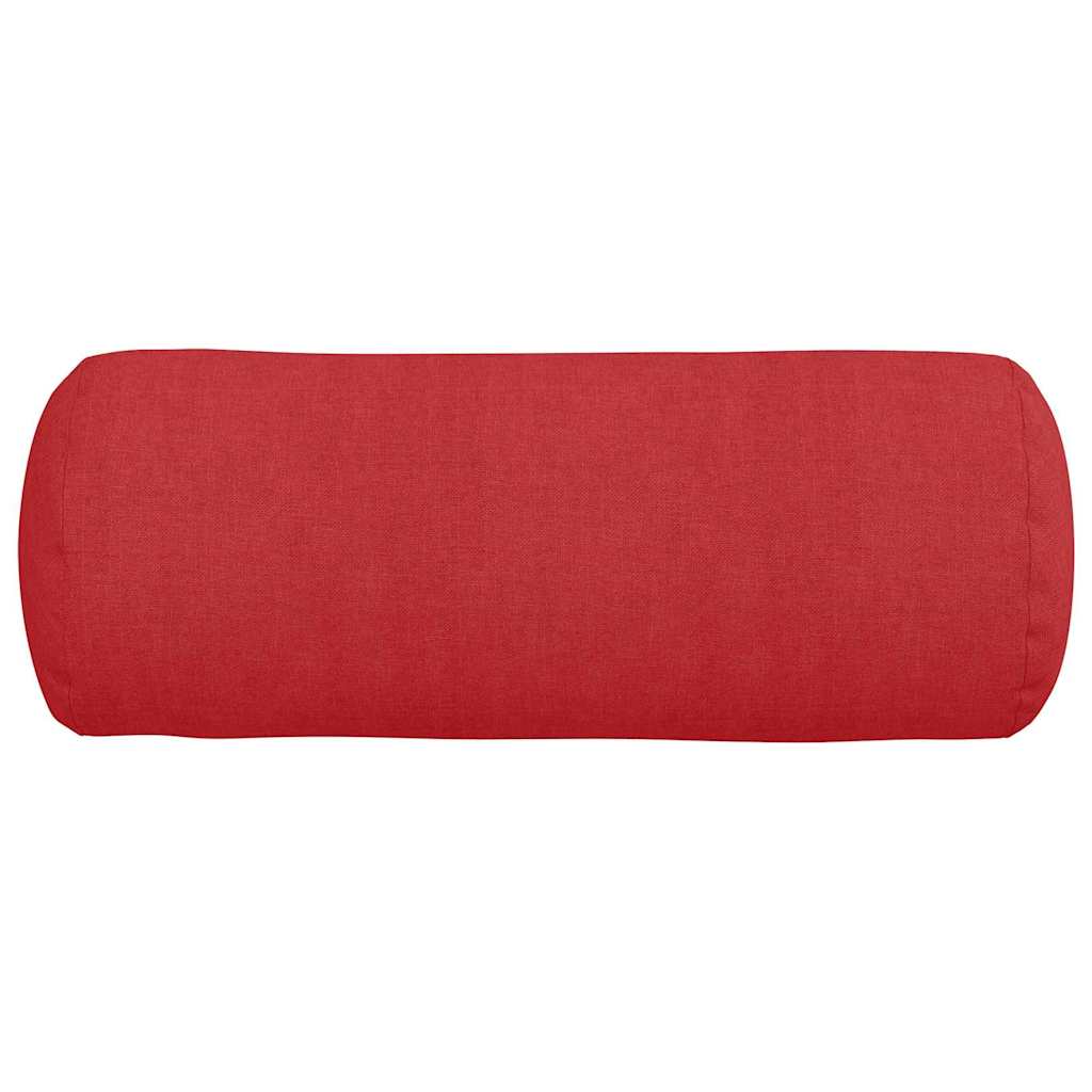 Hengerpárnák 2 pcs Piros Ø 15 x 40 cm szövet