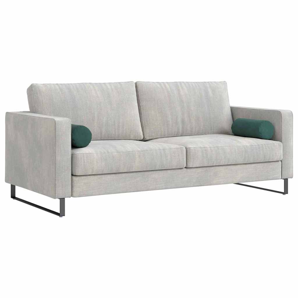 Hengerpárnák 2 pcs Sötétzöld Ø 15 x 40 cm Bársonyos szövet