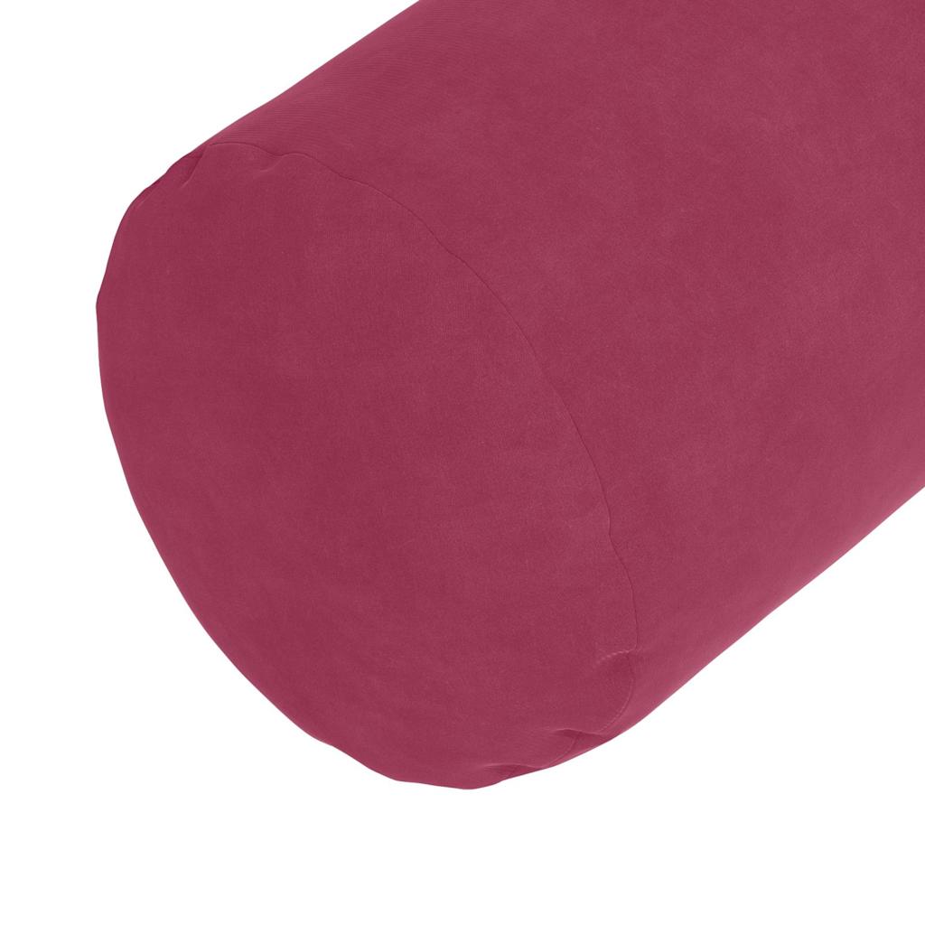 Hengerpárnák 2 pcs Bordó Ø 15 x 40 cm Bársonyos szövet