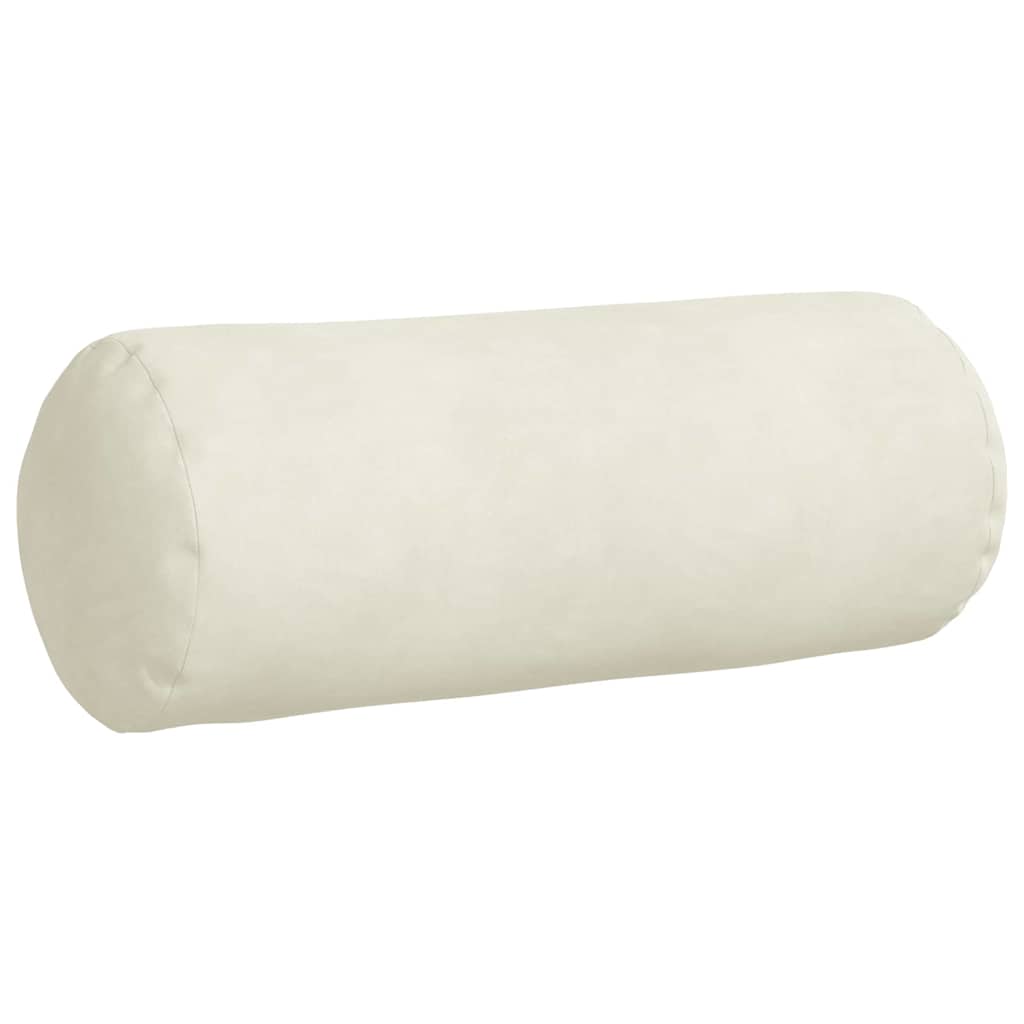 Hengerpárnák 2 pcs Krém Ø 15 x 40 cm Bársonyos szövet