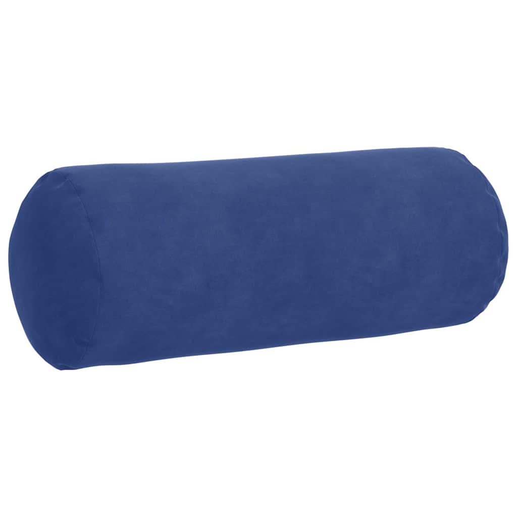 Hengerpárnák 2 pcs Rendőrségi kék Ø 15 x 40 cm Bársonyos szövet