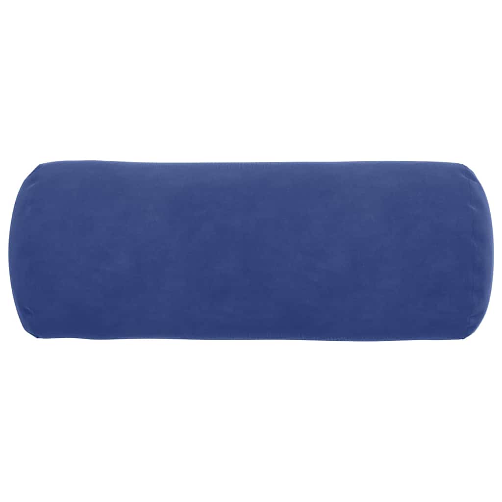 Hengerpárnák 2 pcs Rendőrségi kék Ø 15 x 40 cm Bársonyos szövet