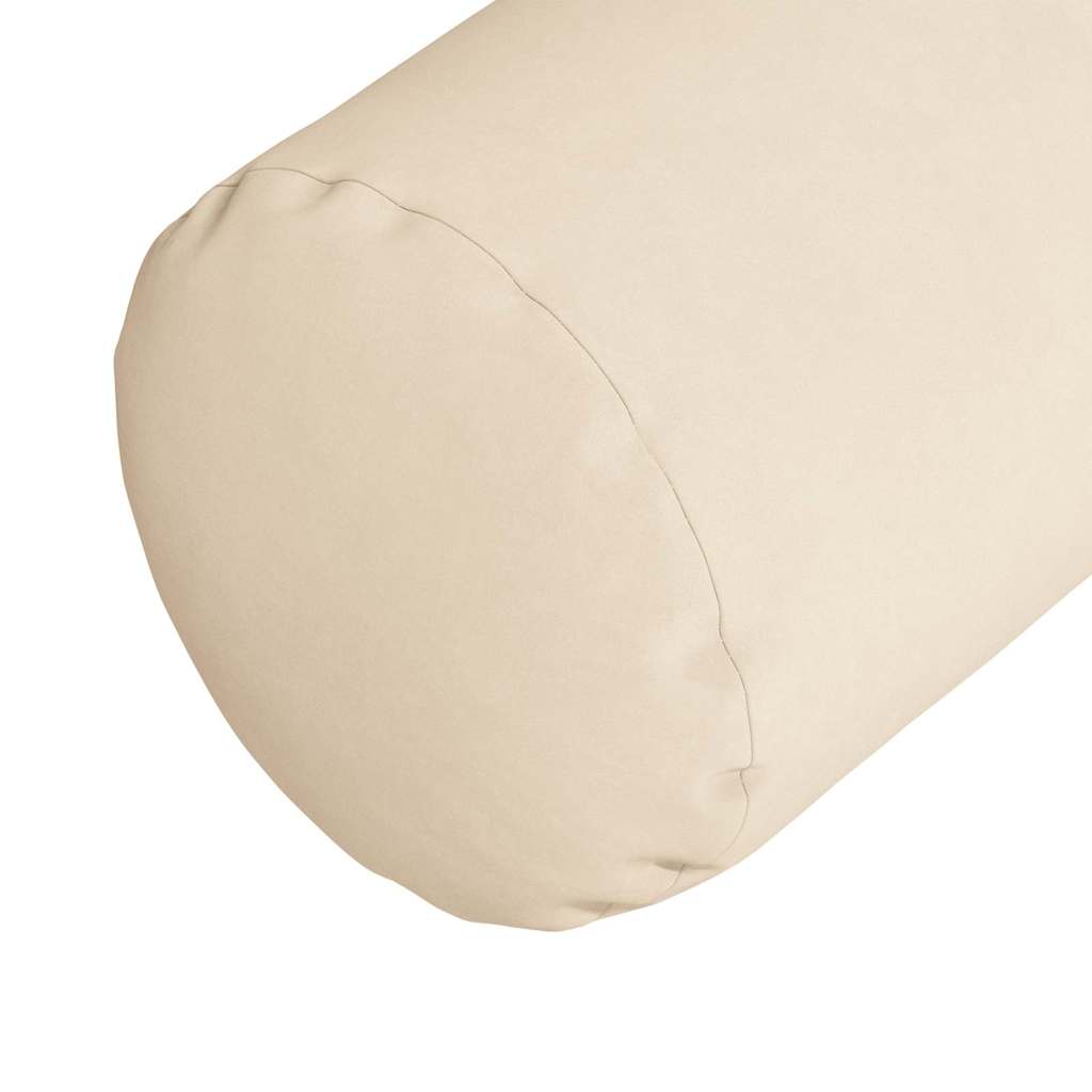 Hengerpárnák 2 pcs Bézs Ø 15 x 40 cm Mikroszálas Szövet