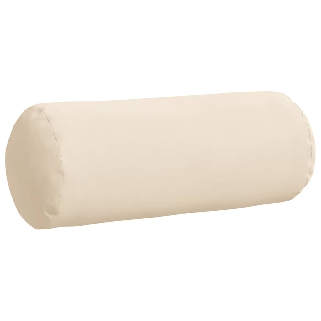 Hengerpárnák 2 pcs Bézs Ø 15 x 40 cm Mikroszálas Szövet