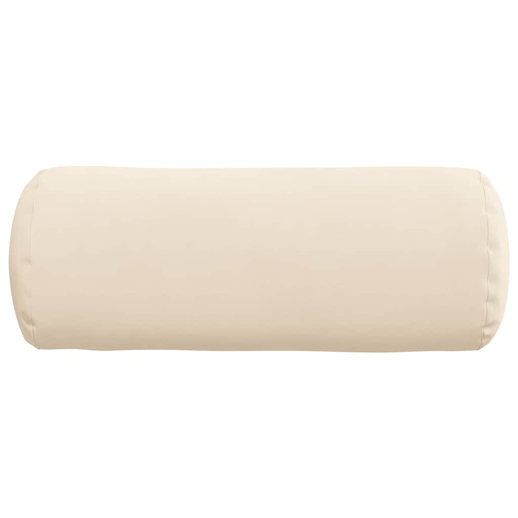 Hengerpárnák 2 pcs Bézs Ø 15 x 40 cm Mikroszálas Szövet