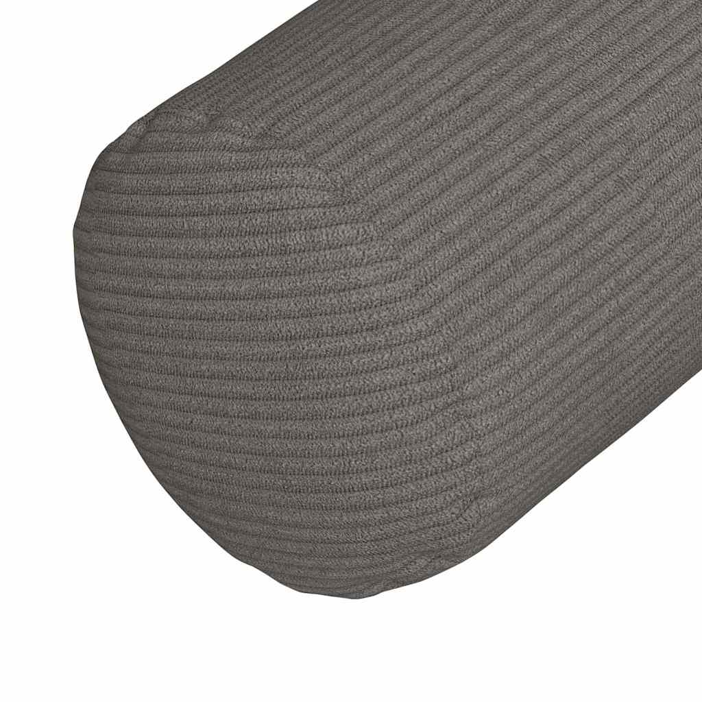 Hengerpárnák 2 pcs Világosszürke Ø 15 x 40 cm Bársonyos szövet