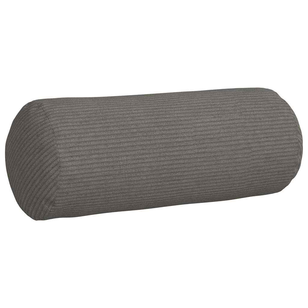 Hengerpárnák 2 pcs Világosszürke Ø 15 x 40 cm Bársonyos szövet