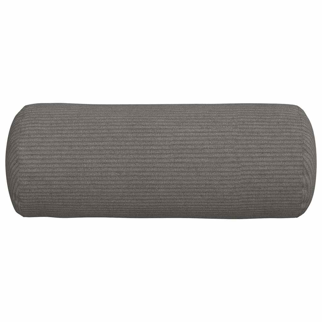 Hengerpárnák 2 pcs Világosszürke Ø 15 x 40 cm Bársonyos szövet