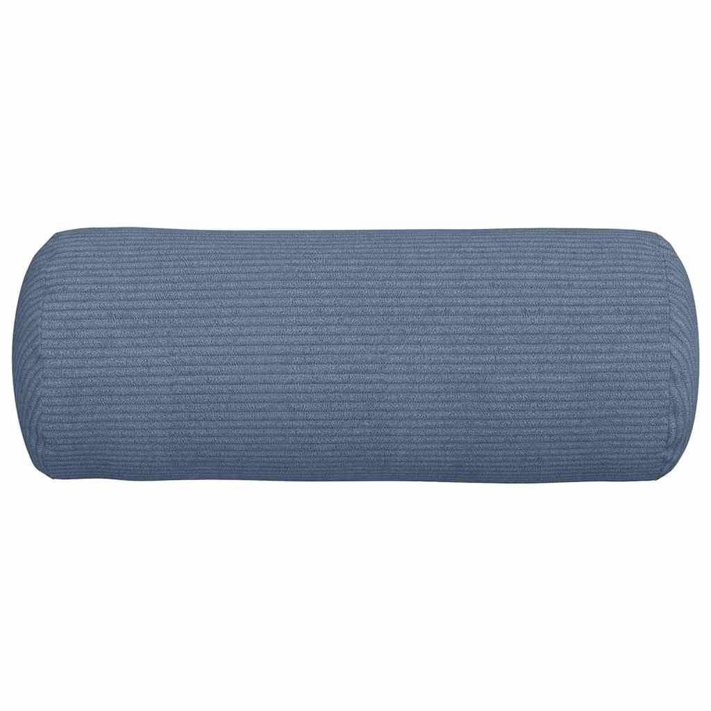Hengerpárnák 2 pcs Kék Ø 15 x 40 cm Bársonyos szövet