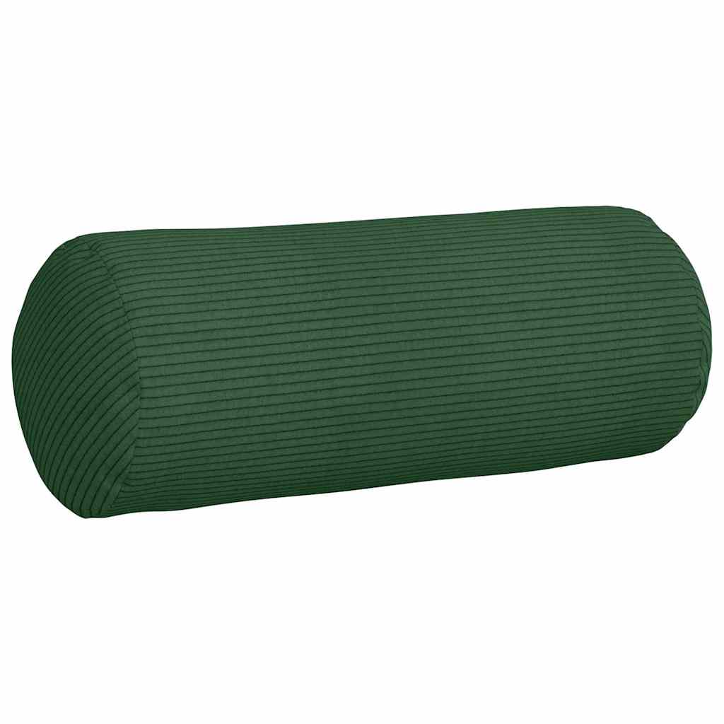 Hengerpárnák 2 pcs Sötétzöld Ø 15 x 40 cm Bársonyos szövet