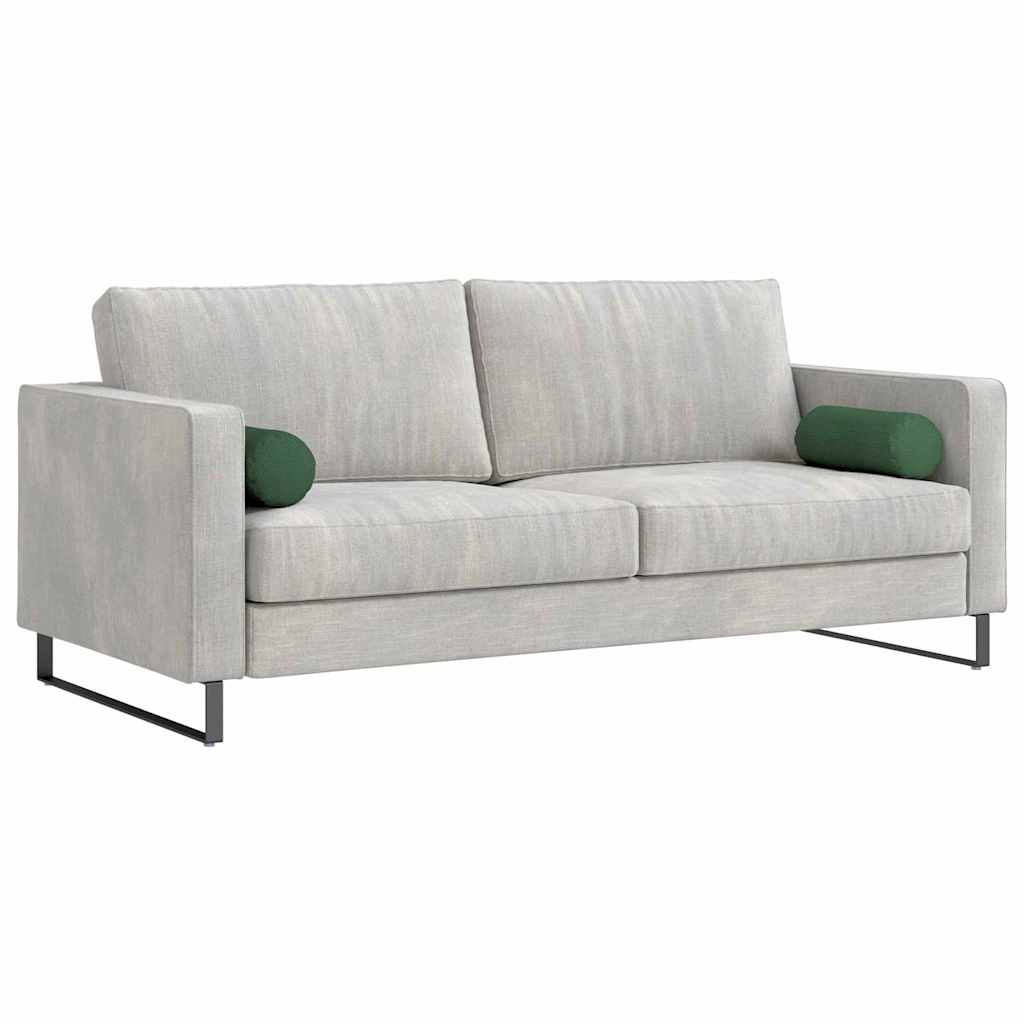 Hengerpárnák 2 pcs Sötétzöld Ø 15 x 40 cm Bársonyos szövet