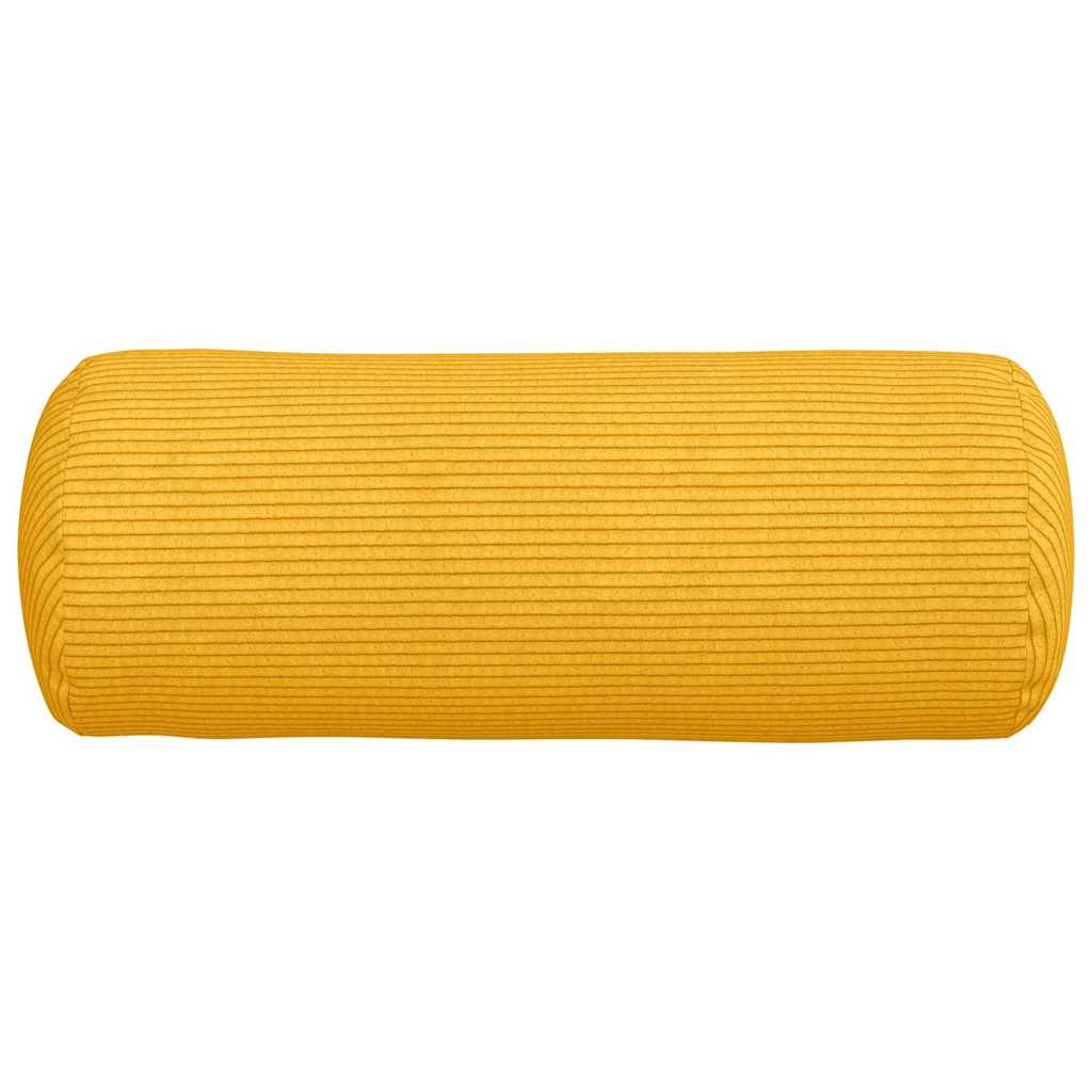Hengerpárnák 2 pcs Világos sárga Ø 15 x 40 cm Bársonyos szövet