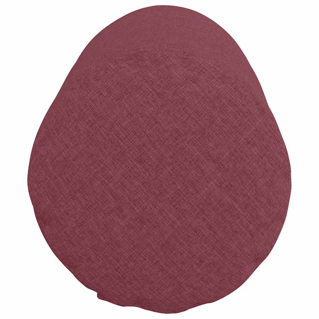 Hengerpárnák 2 pcs Bordó Ø 25 x 70 cm szövet