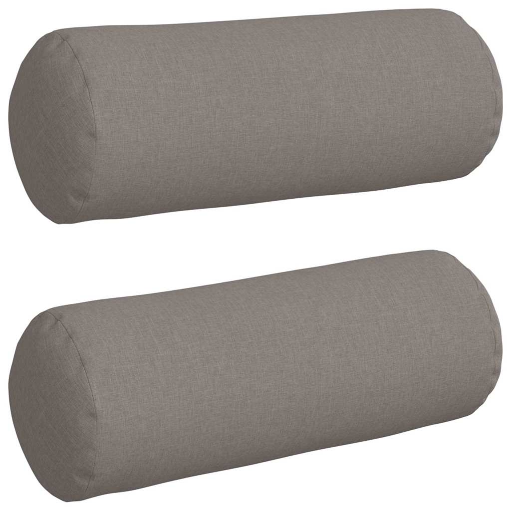 Hengerpárnák 2 pcs Tópszínű Ø 25 x 70 cm szövet