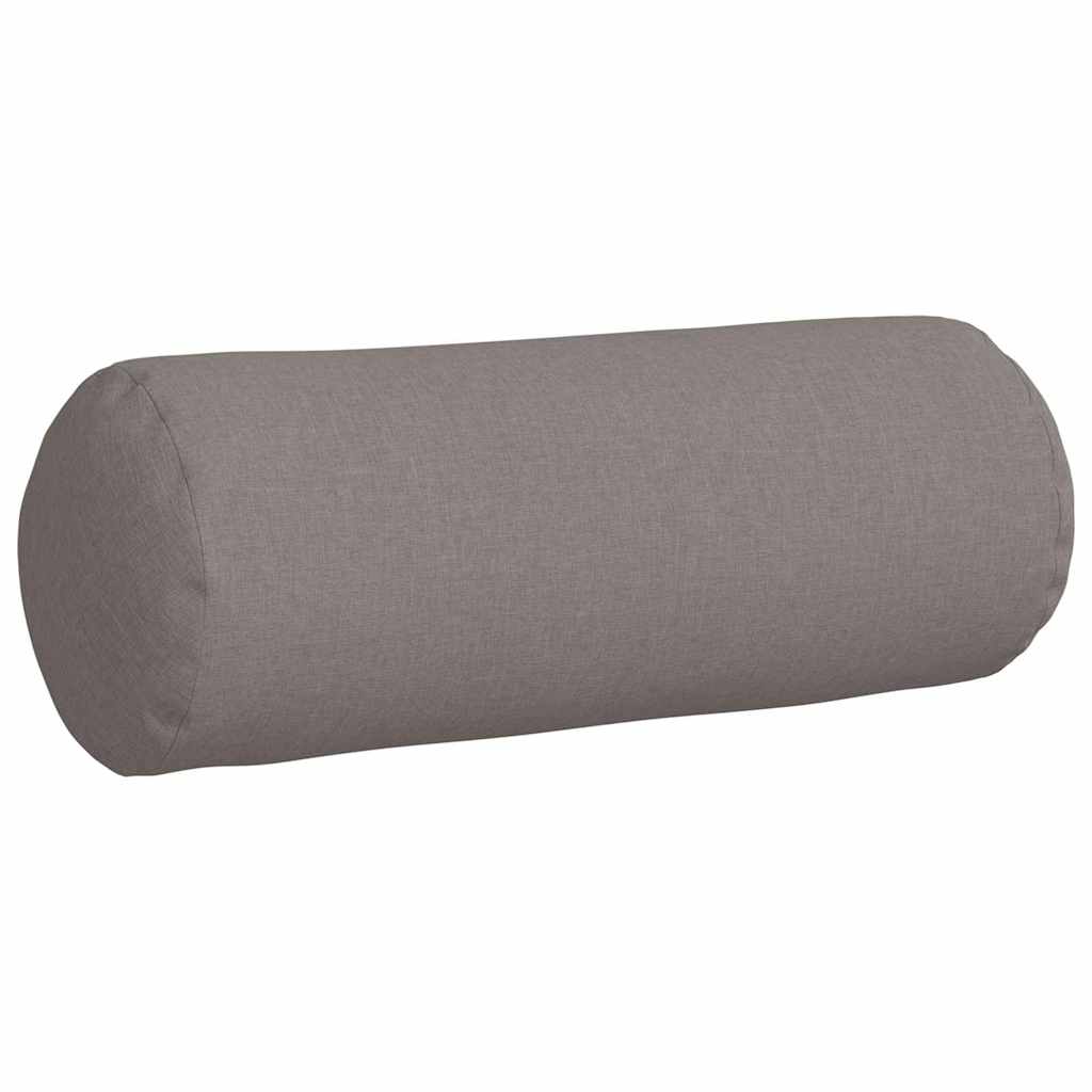Hengerpárnák 2 pcs Tópszínű Ø 25 x 70 cm szövet