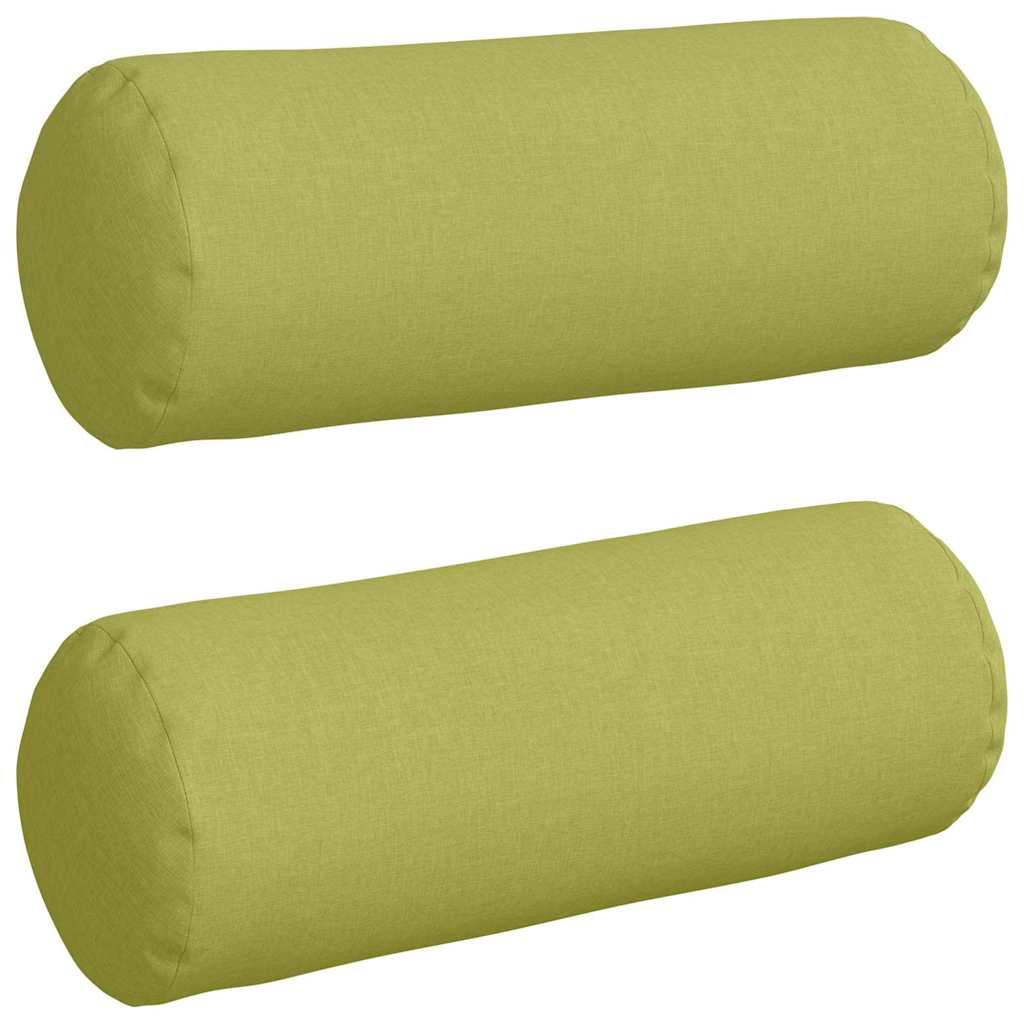Hengerpárnák 2 pcs Világos zöld Ø 25 x 70 cm szövet