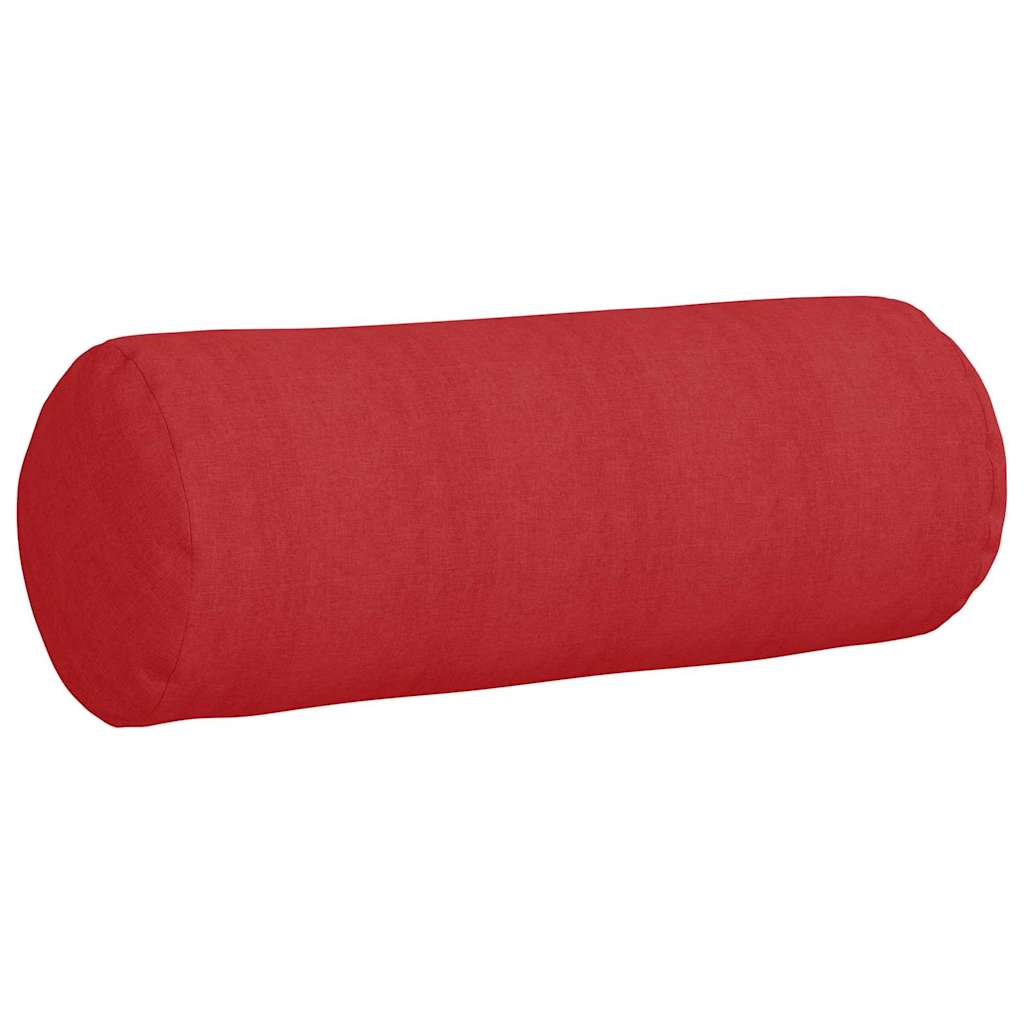 Hengerpárnák 2 pcs Piros Ø 25 x 70 cm szövet