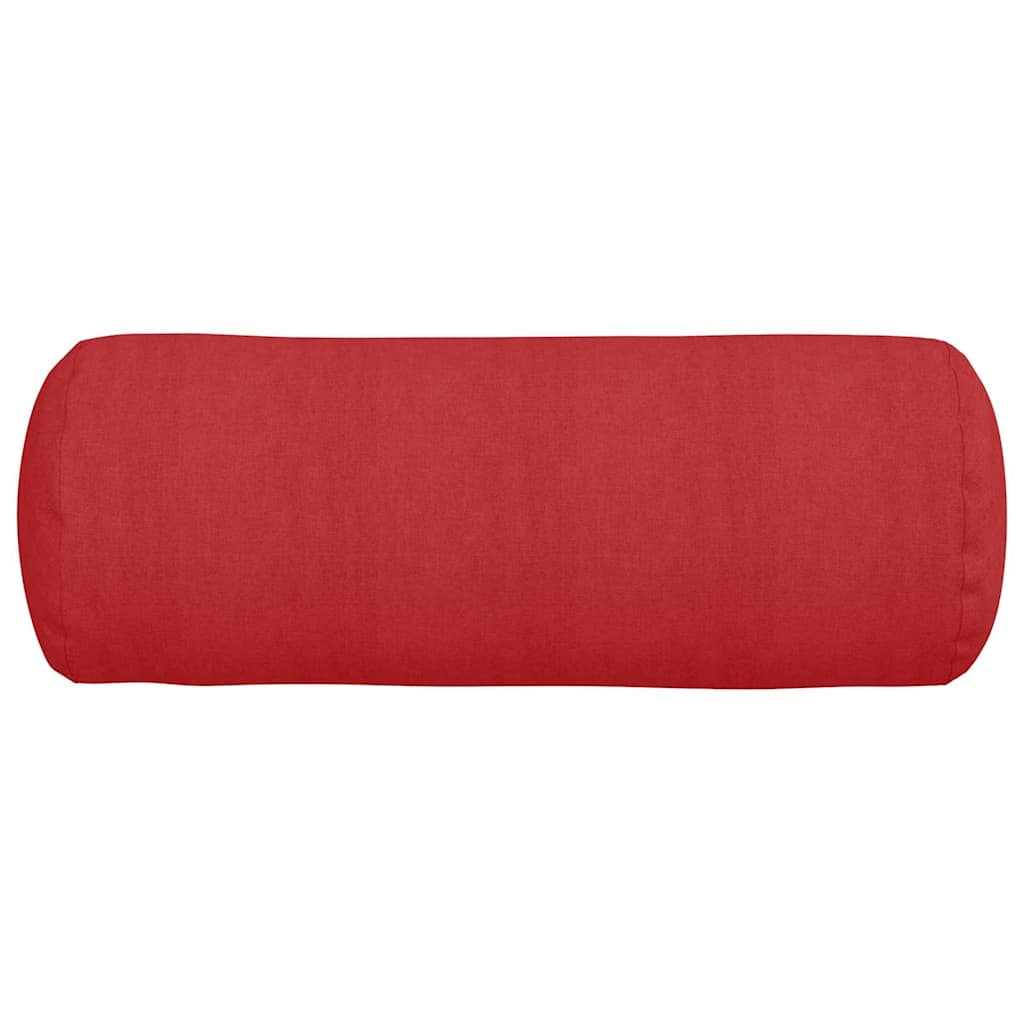 Hengerpárnák 2 pcs Piros Ø 25 x 70 cm szövet