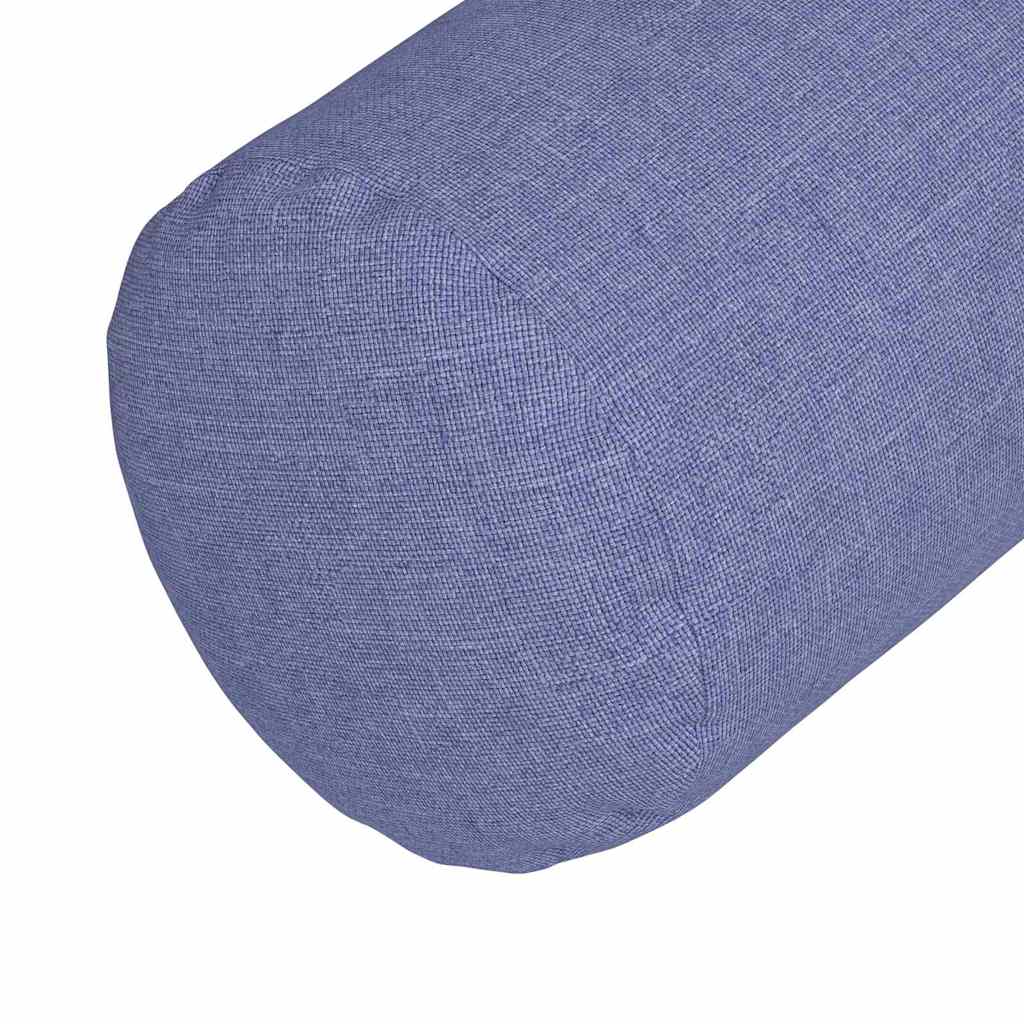 Hengerpárnák 2 pcs Farmerkék Ø 25 x 70 cm szövet