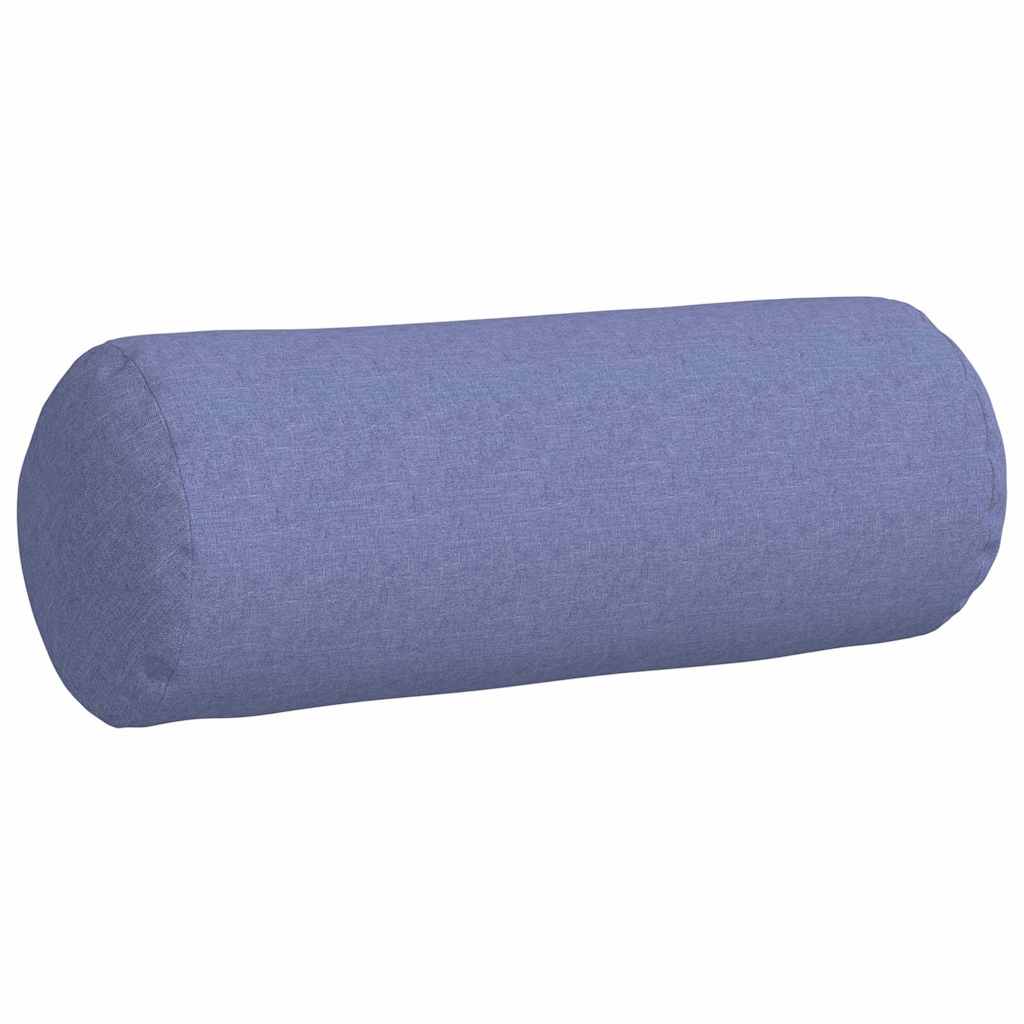 Hengerpárnák 2 pcs Farmerkék Ø 25 x 70 cm szövet