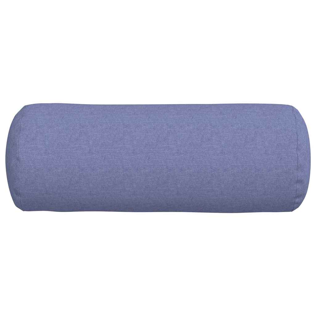 Hengerpárnák 2 pcs Farmerkék Ø 25 x 70 cm szövet