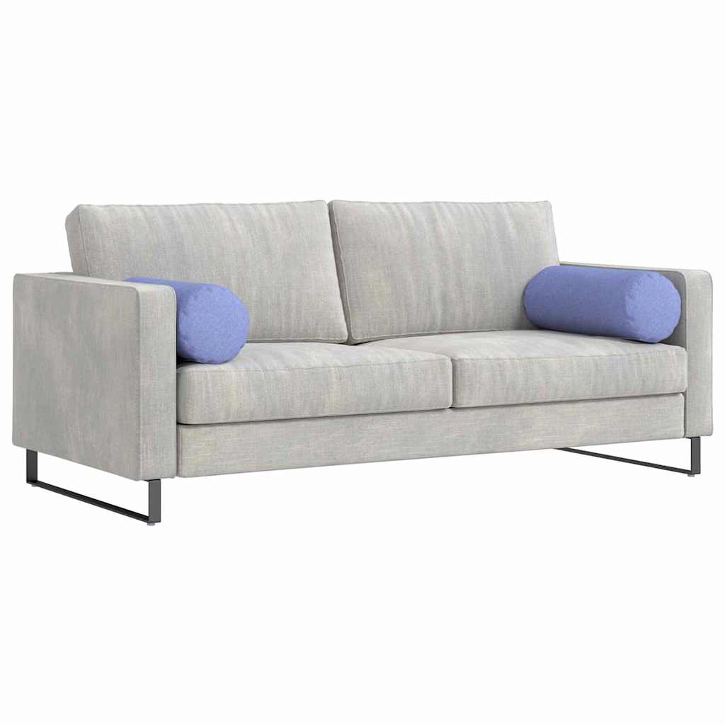 Hengerpárnák 2 pcs Farmerkék Ø 25 x 70 cm szövet