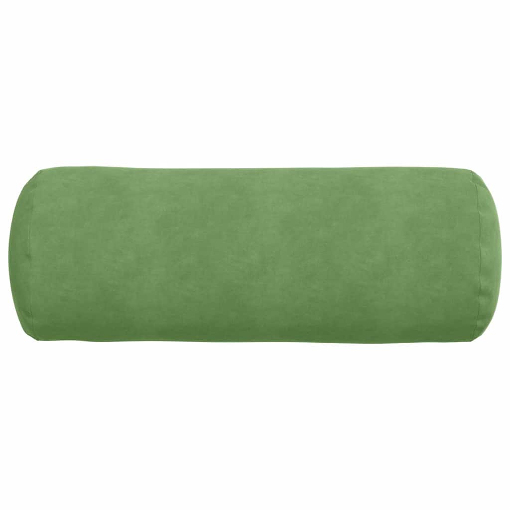 Hengerpárnák 2 pcs Világos zöld Ø 25 x 70 cm Bársonyos szövet