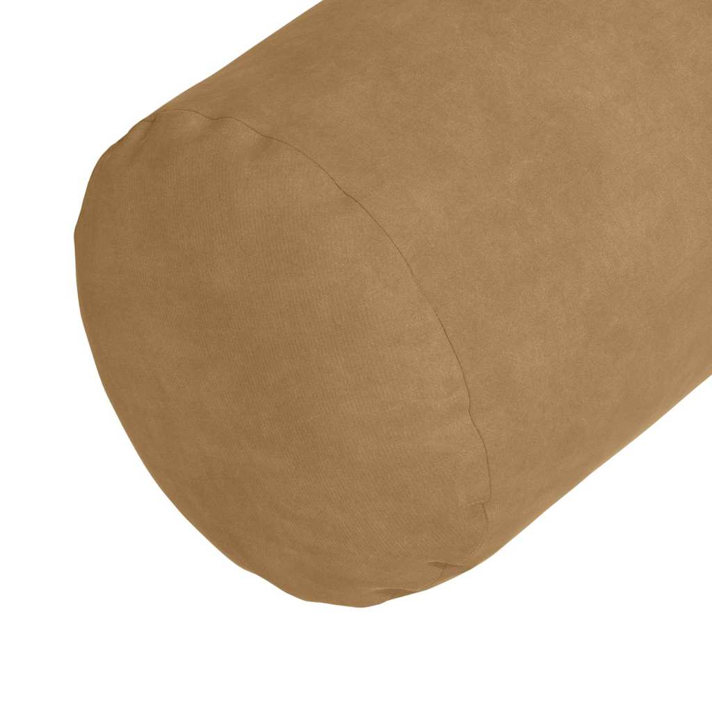 Hengerpárnák 2 pcs Barna Ø 25 x 70 cm Bársonyos szövet