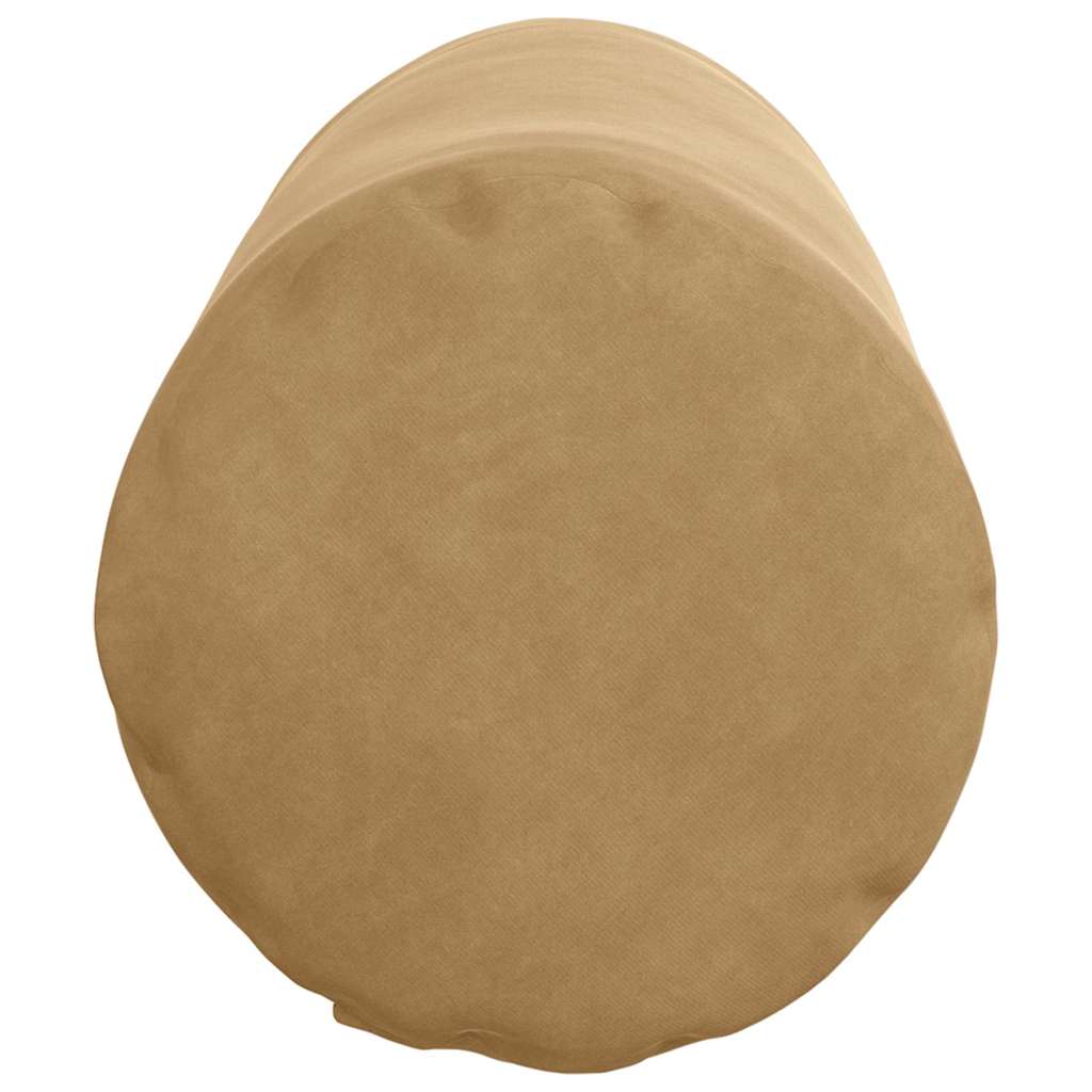 Hengerpárnák 2 pcs Barna Ø 25 x 70 cm Bársonyos szövet
