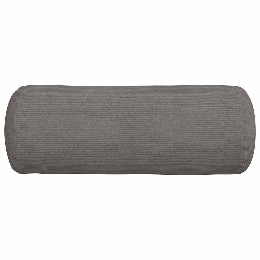 Hengerpárnák 2 pcs Világosszürke Ø 25 x 70 cm Bársonyos szövet
