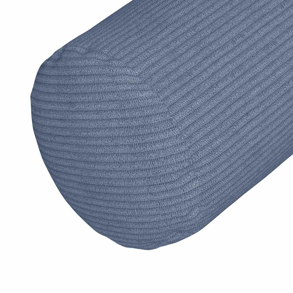 Hengerpárnák 2 pcs Kék Ø 25 x 70 cm Bársonyos szövet