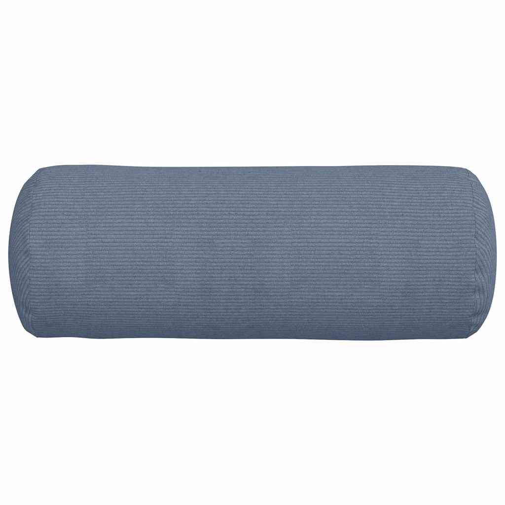 Hengerpárnák 2 pcs Kék Ø 25 x 70 cm Bársonyos szövet