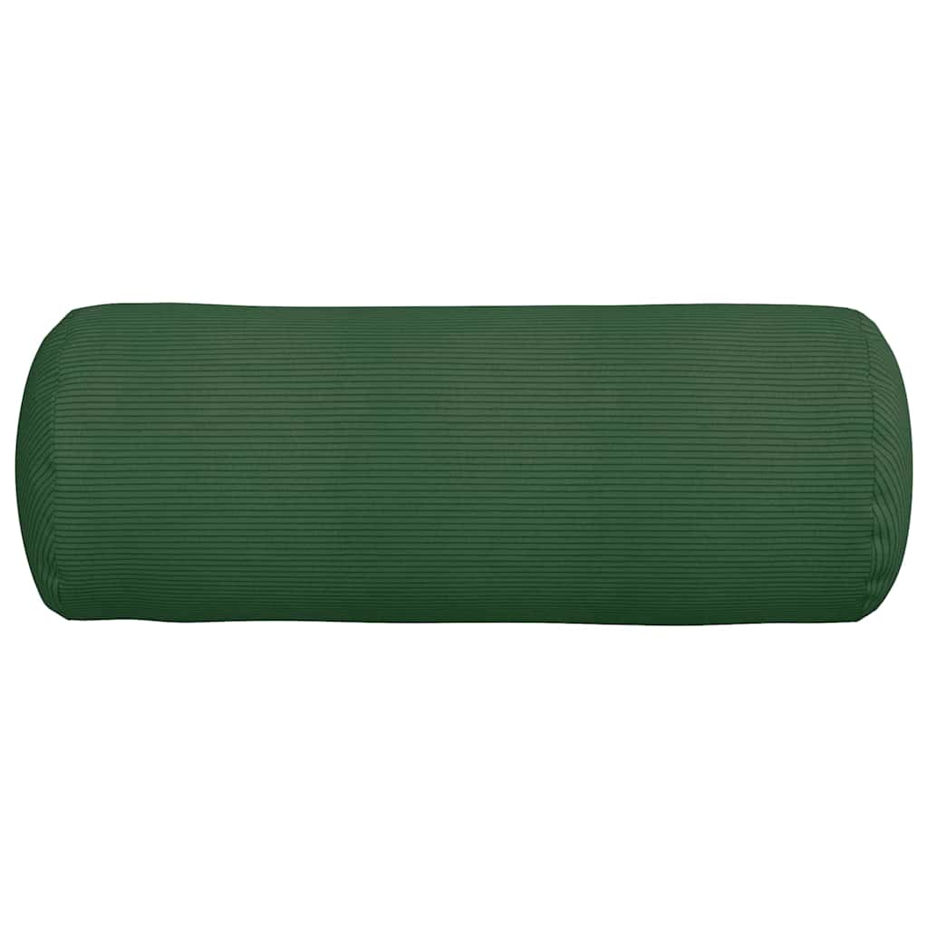 Hengerpárnák 2 pcs Sötétzöld Ø 25 x 70 cm Bársonyos szövet