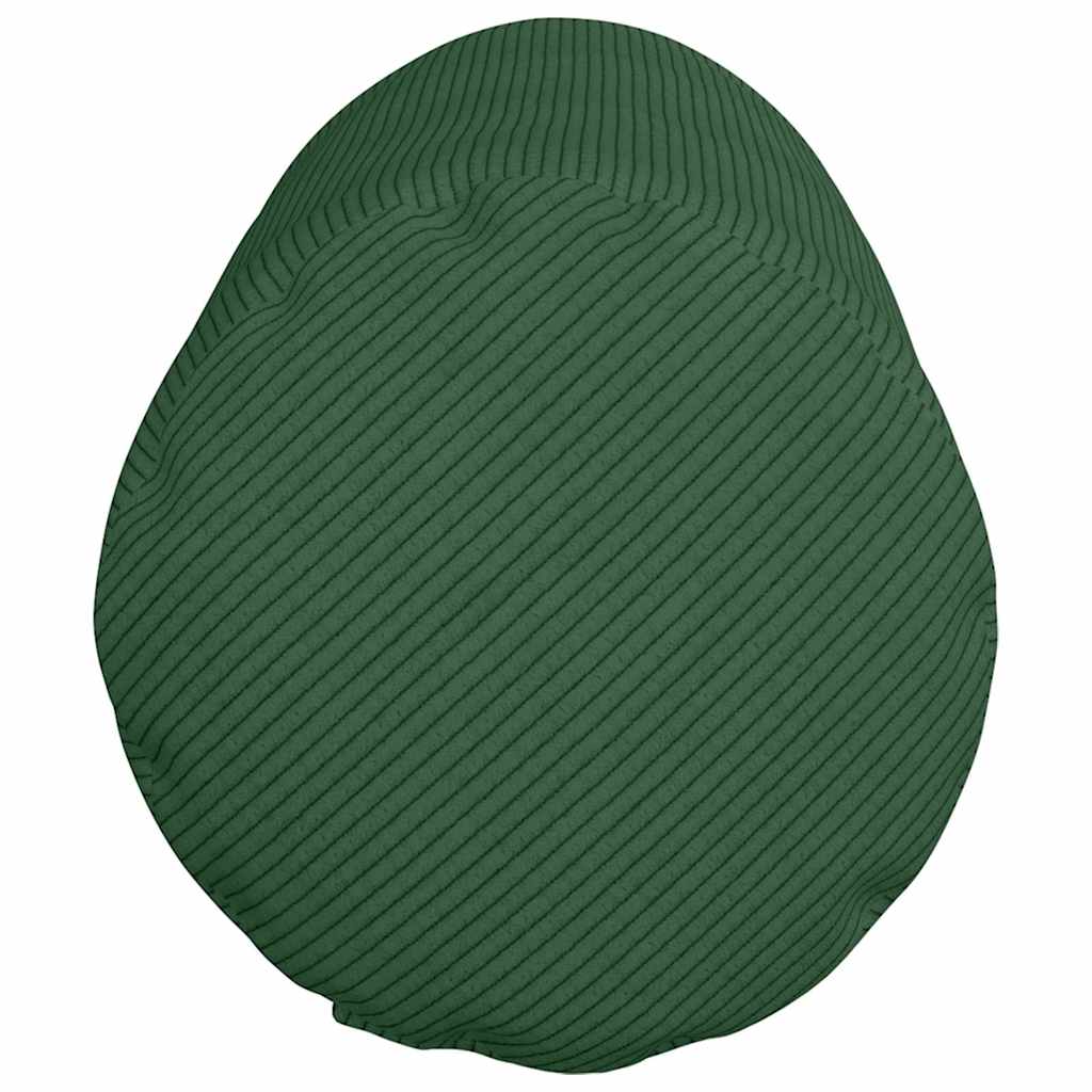 Hengerpárnák 2 pcs Sötétzöld Ø 25 x 70 cm Bársonyos szövet